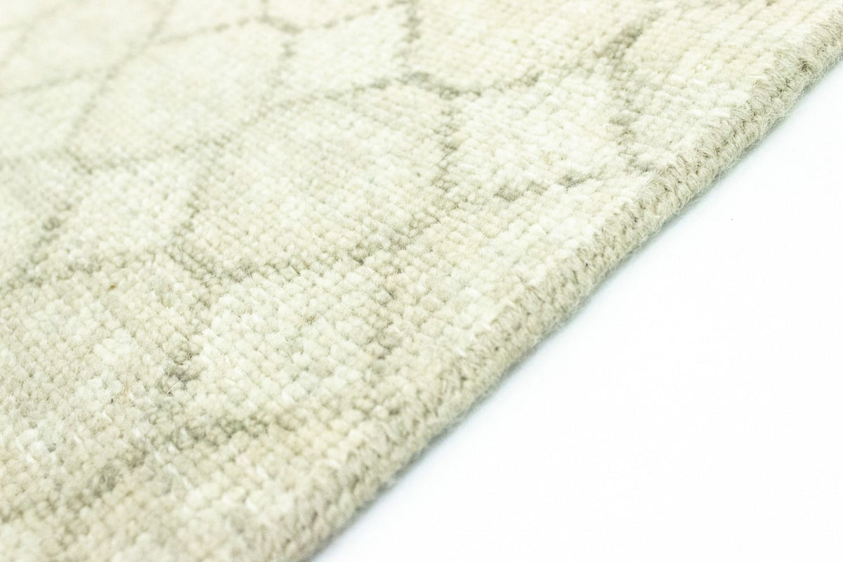 Alfombra de lana - 88 x 60 cm - beige