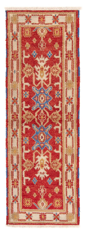 Alfombra de pasillo Alfombra oriental - 199 x 62 cm - rojo oscuro