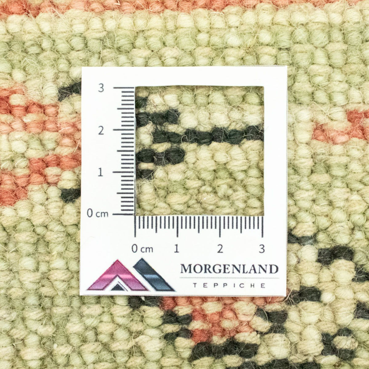 Alfombra de lana - 93 x 59 cm - beige