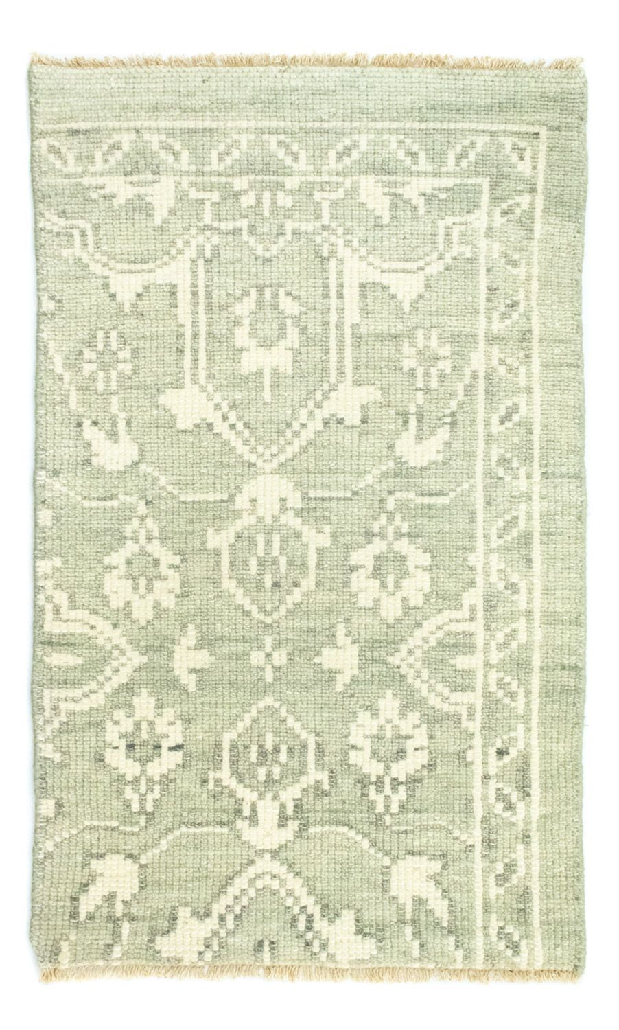 Alfombra de lana - 90 x 55 cm - verde