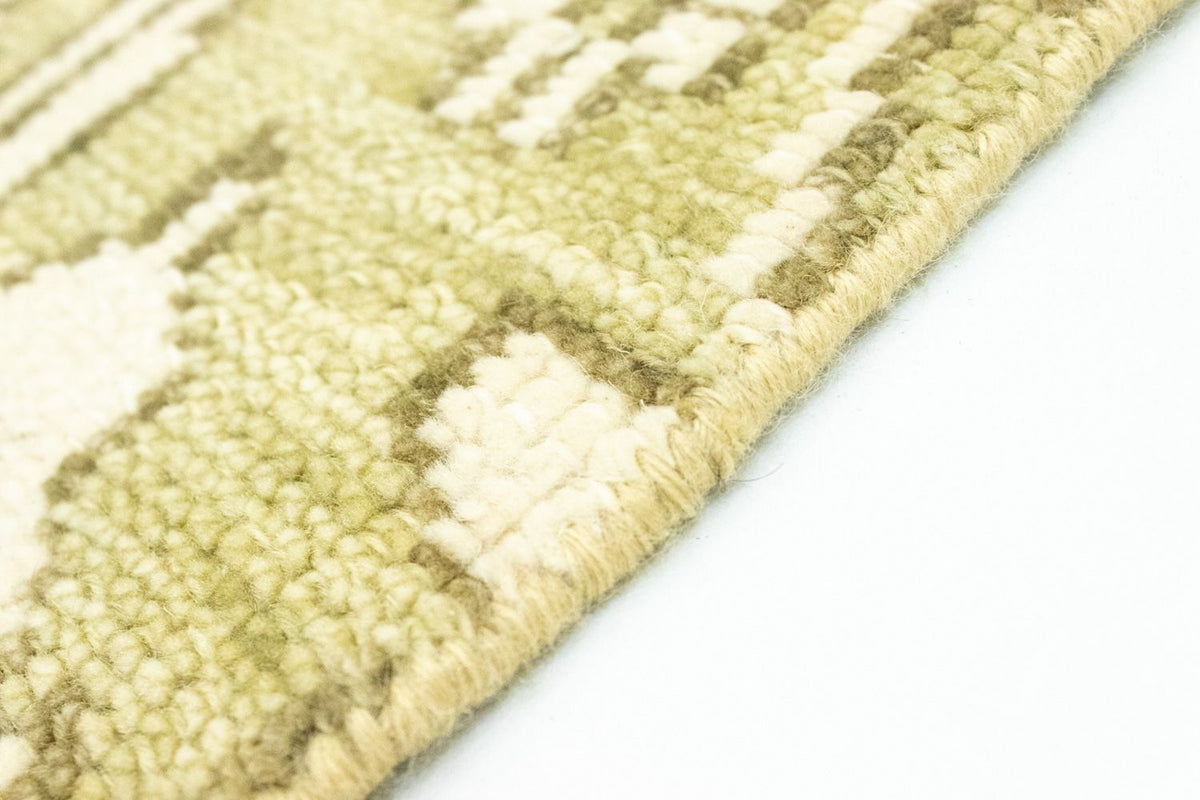 Alfombra de lana - 100 x 60 cm - verde claro