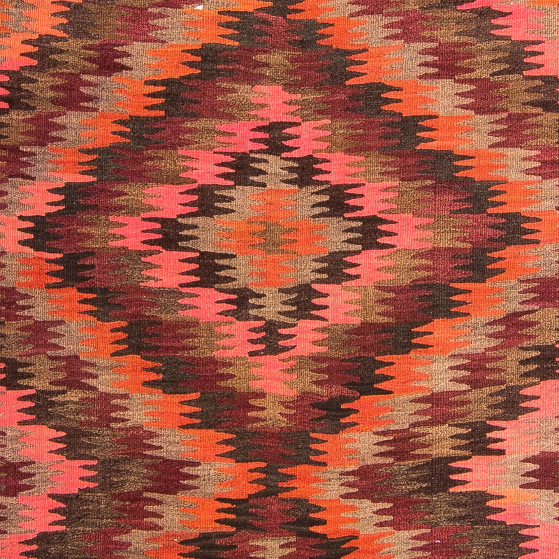 Alfombra de pasillo Alfombra Kelim - Antigua - 380 x 150 cm - multicolor