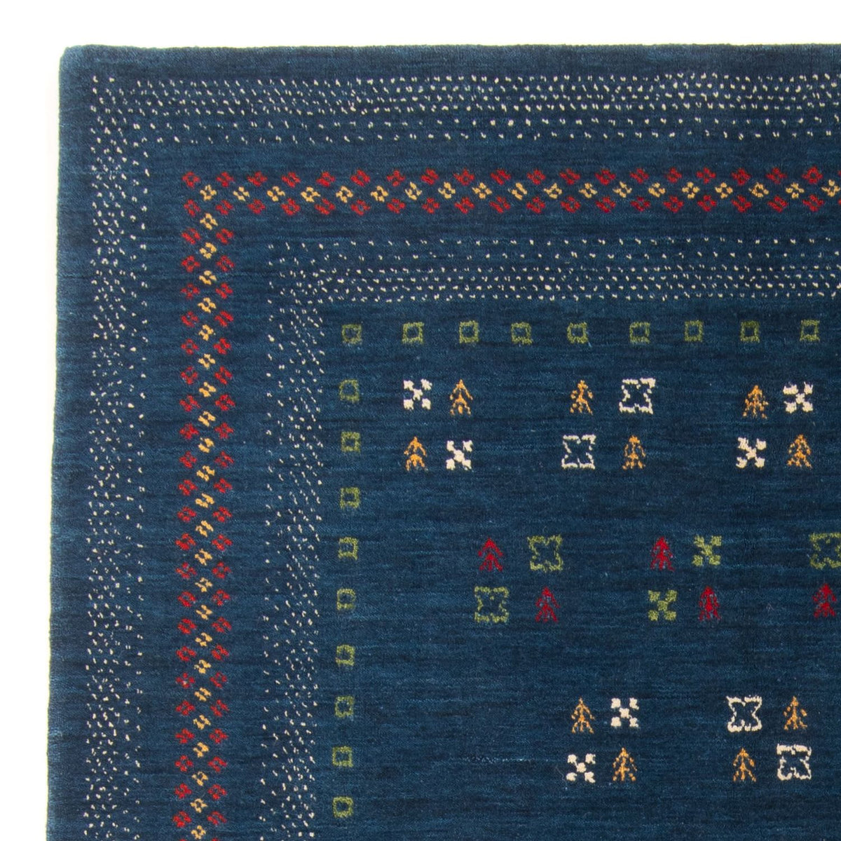 Alfombra Gabbeh - Loribaft Softy - 197 x 143 cm - multicolor