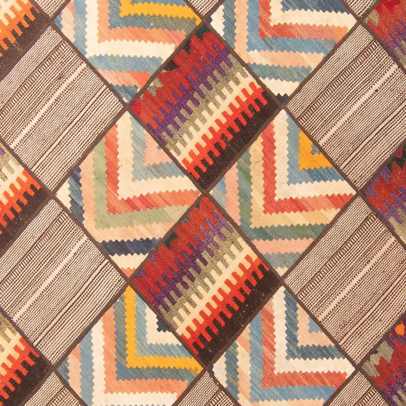 Alfombra de patchwork - 200 x 150 cm - multicolor