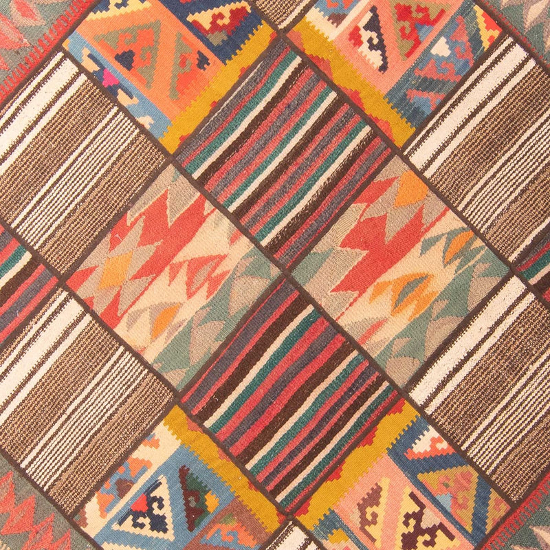 Alfombra de patchwork - 200 x 150 cm - multicolor