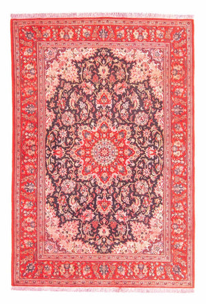 Alfombra persa - Ghom - 240 x 172 cm - rojo claro