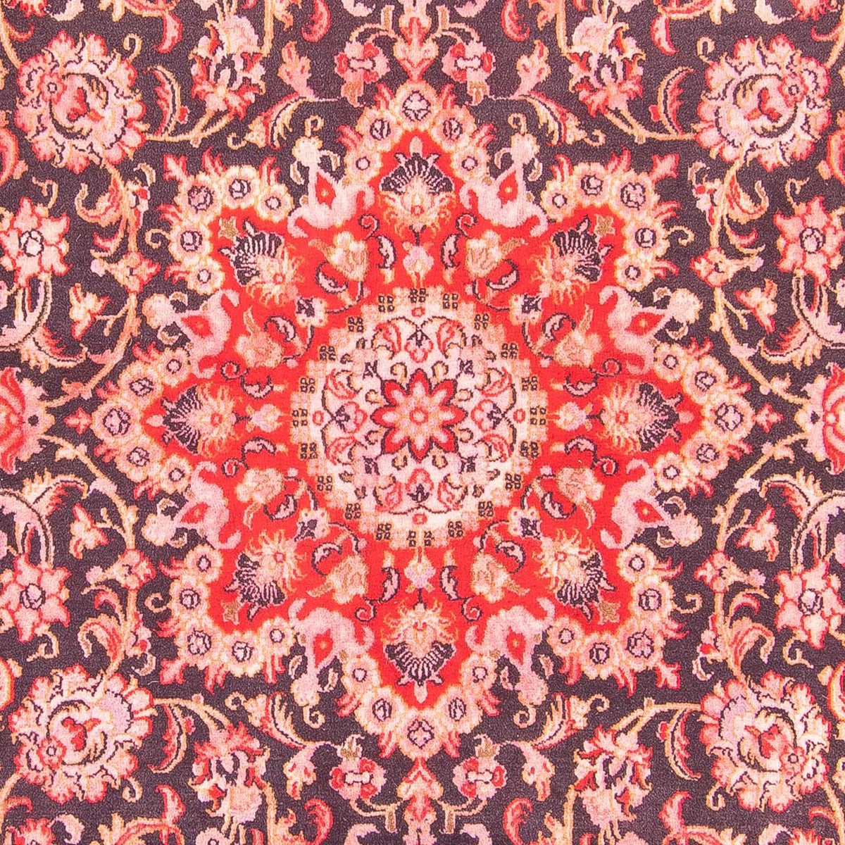 Alfombra persa - Ghom - 240 x 172 cm - rojo claro