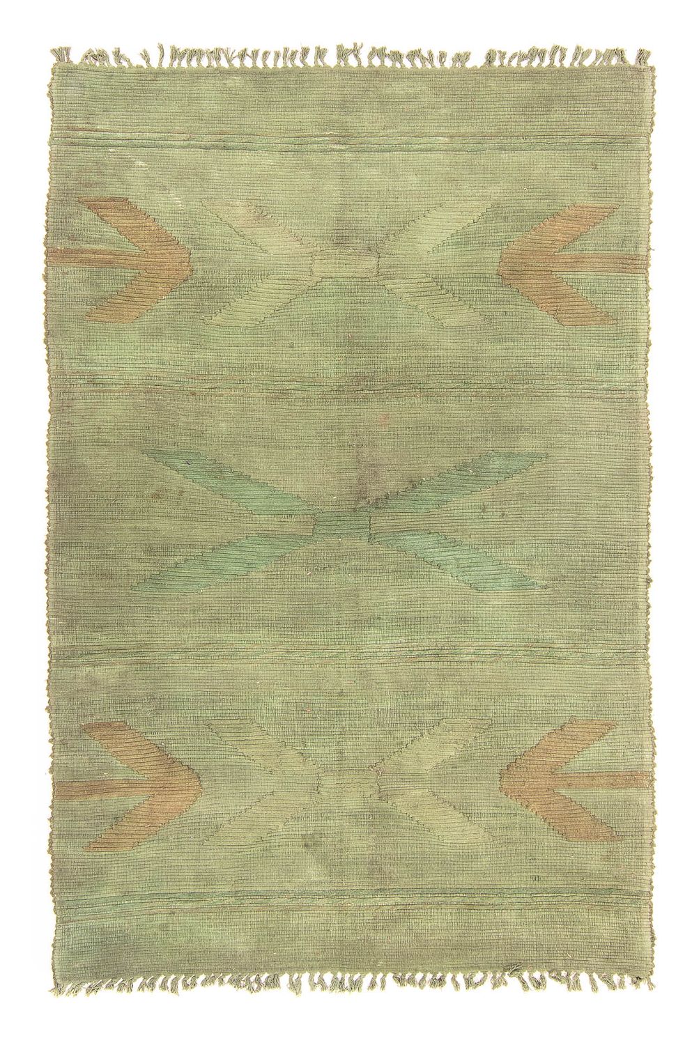 Alfombra Kelim - Tendencia - 208 x 130 cm - verde