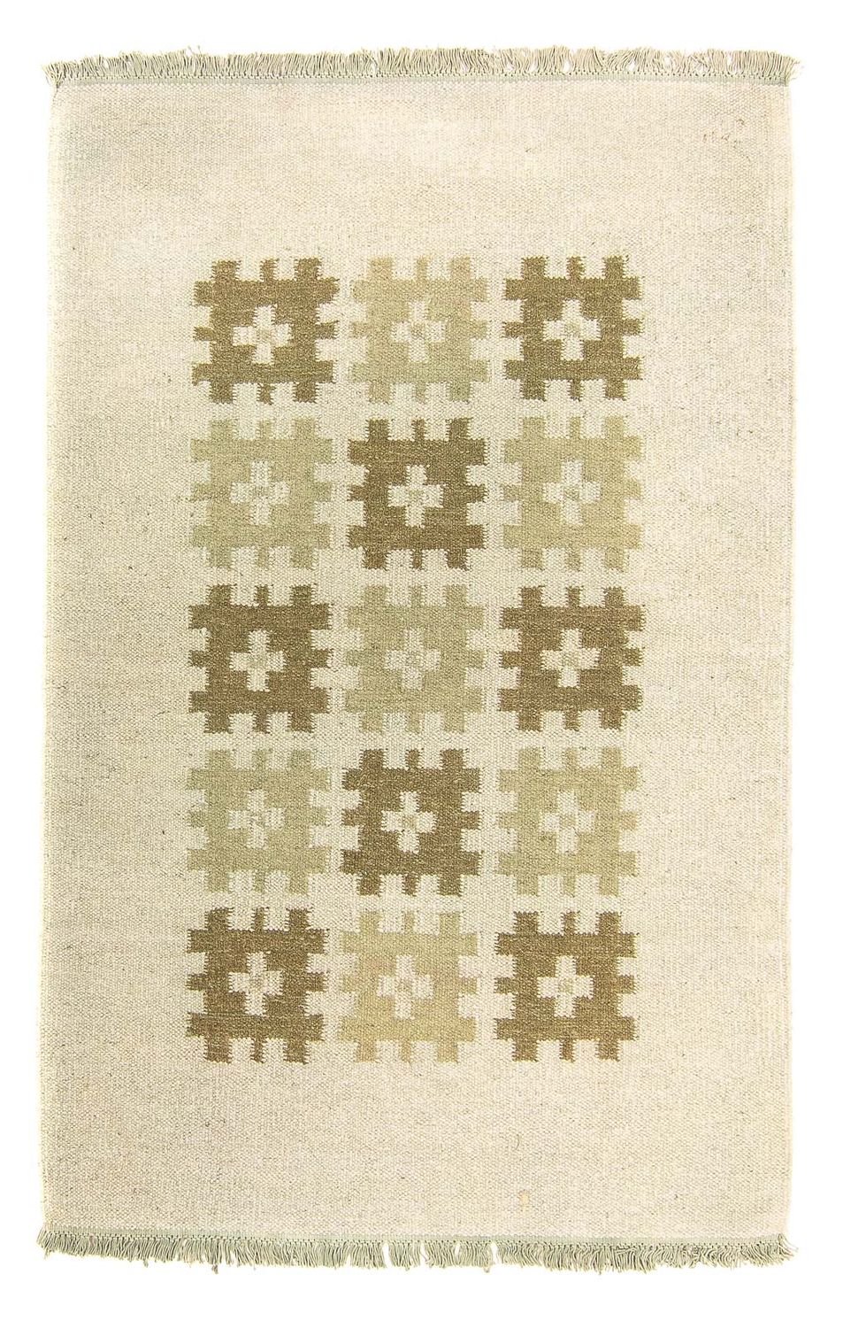 Alfombra Kelim - Tendencia - 176 x 116 cm - beige