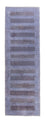 Alfombra de pasillo Alfombra Gabbeh - Loribaft Softy - 250 x 77 cm - multicolor