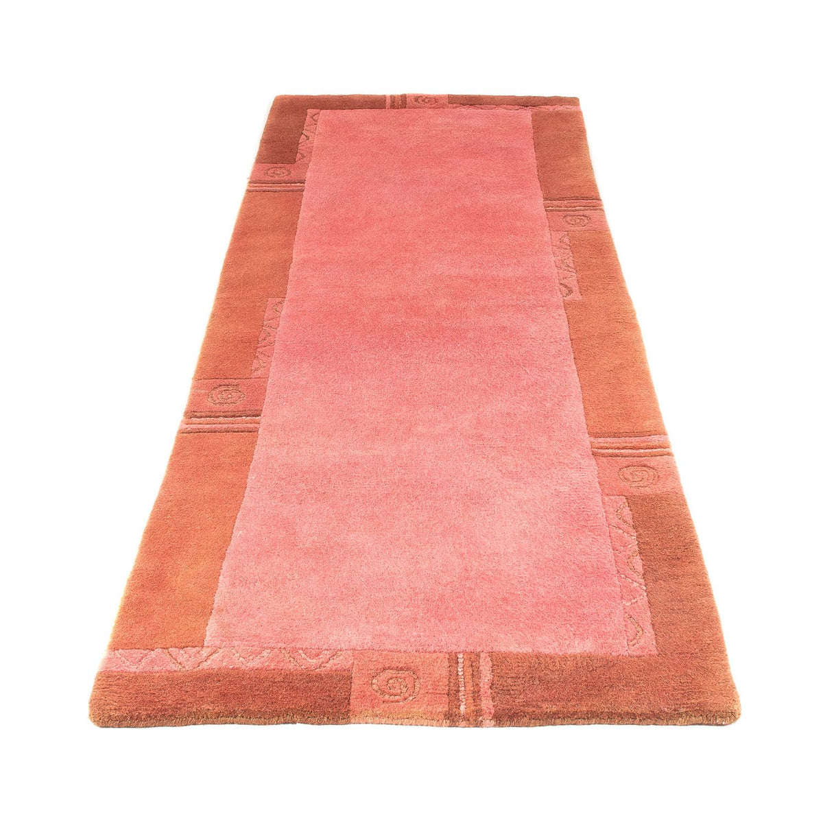 Alfombra de pasillo Alfombra de Nepal - 231 x 81 cm - rosa