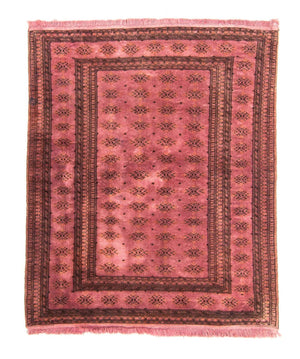 Alfombra Pakistani - 165 x 131 cm - rojo claro