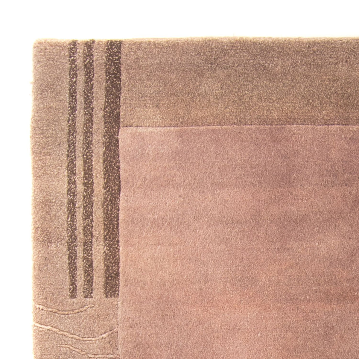 Alfombra de Nepal - 180 x 124 cm - chocolate claro