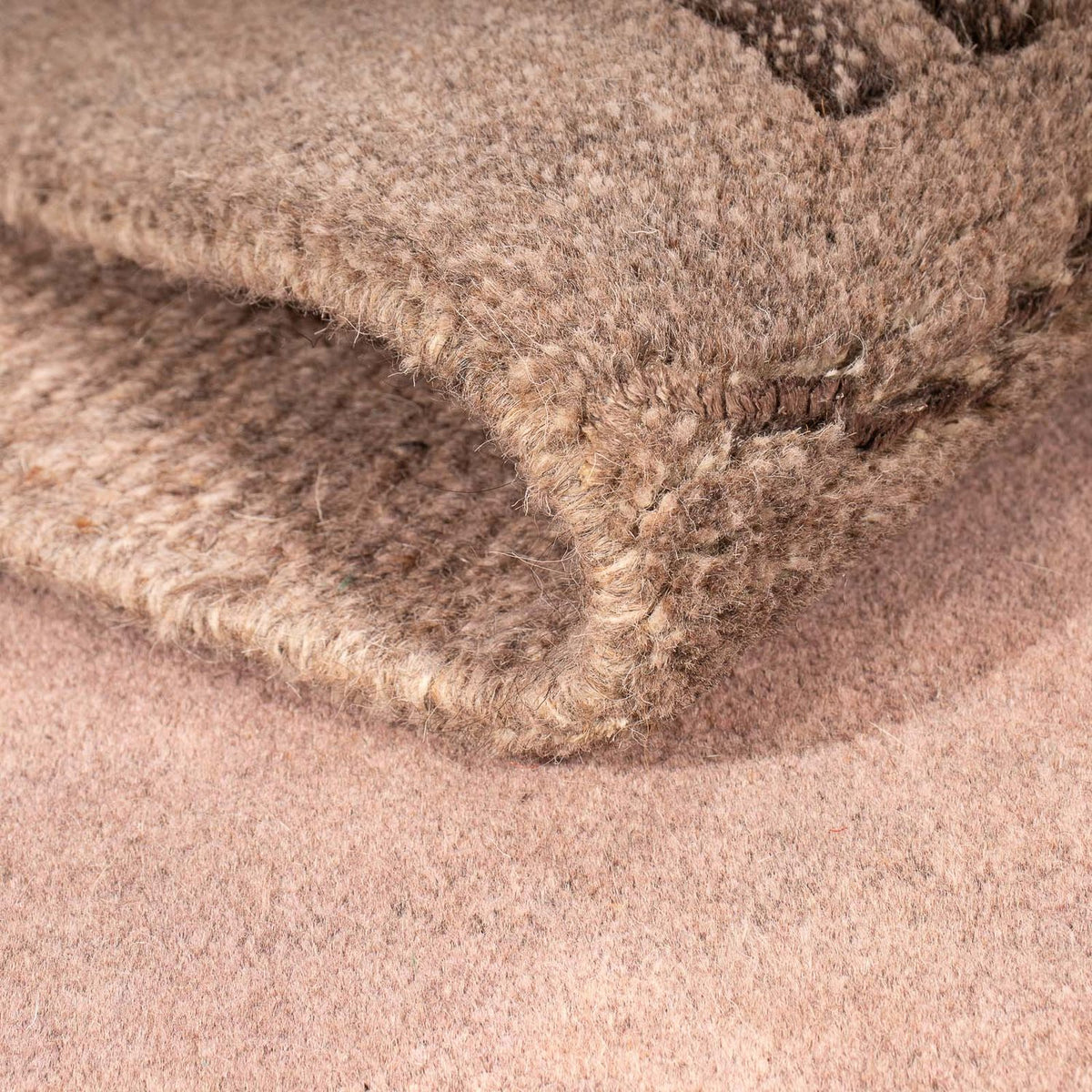 Alfombra de Nepal - 180 x 124 cm - chocolate claro