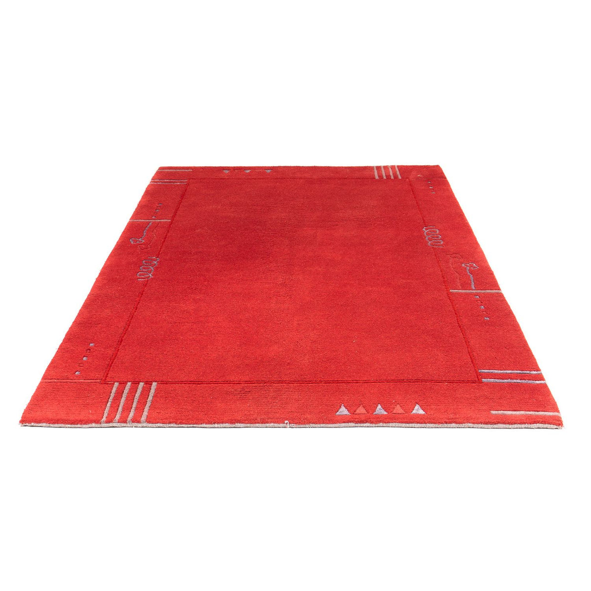 Alfombra de Nepal - 228 x 162 cm - rojo