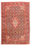 Alfombra persa - Nómada - 202 x 135 cm - rojo claro