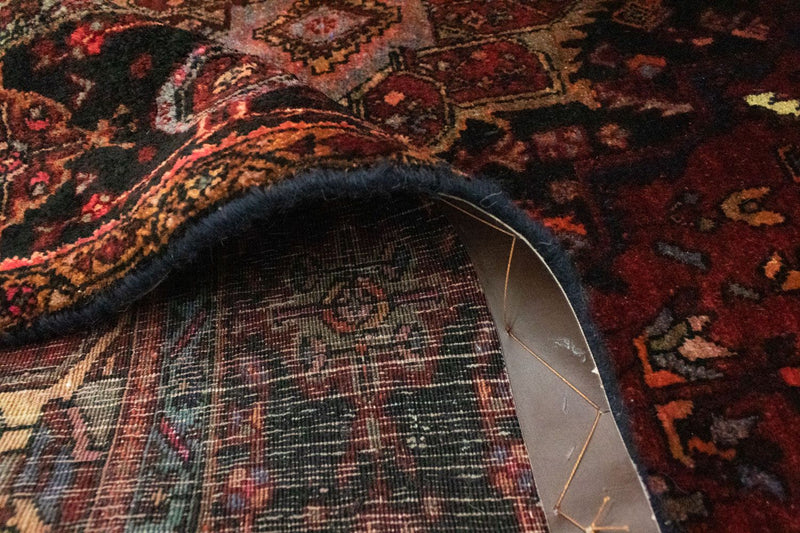 Alfombra persa - Bidjar - 244 x 146 cm - rojo