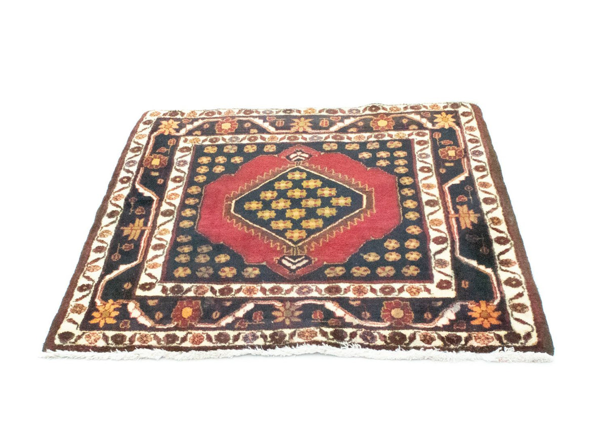 Alfombra persa - Nómada cuadrado  - 109 x 105 cm - rojo