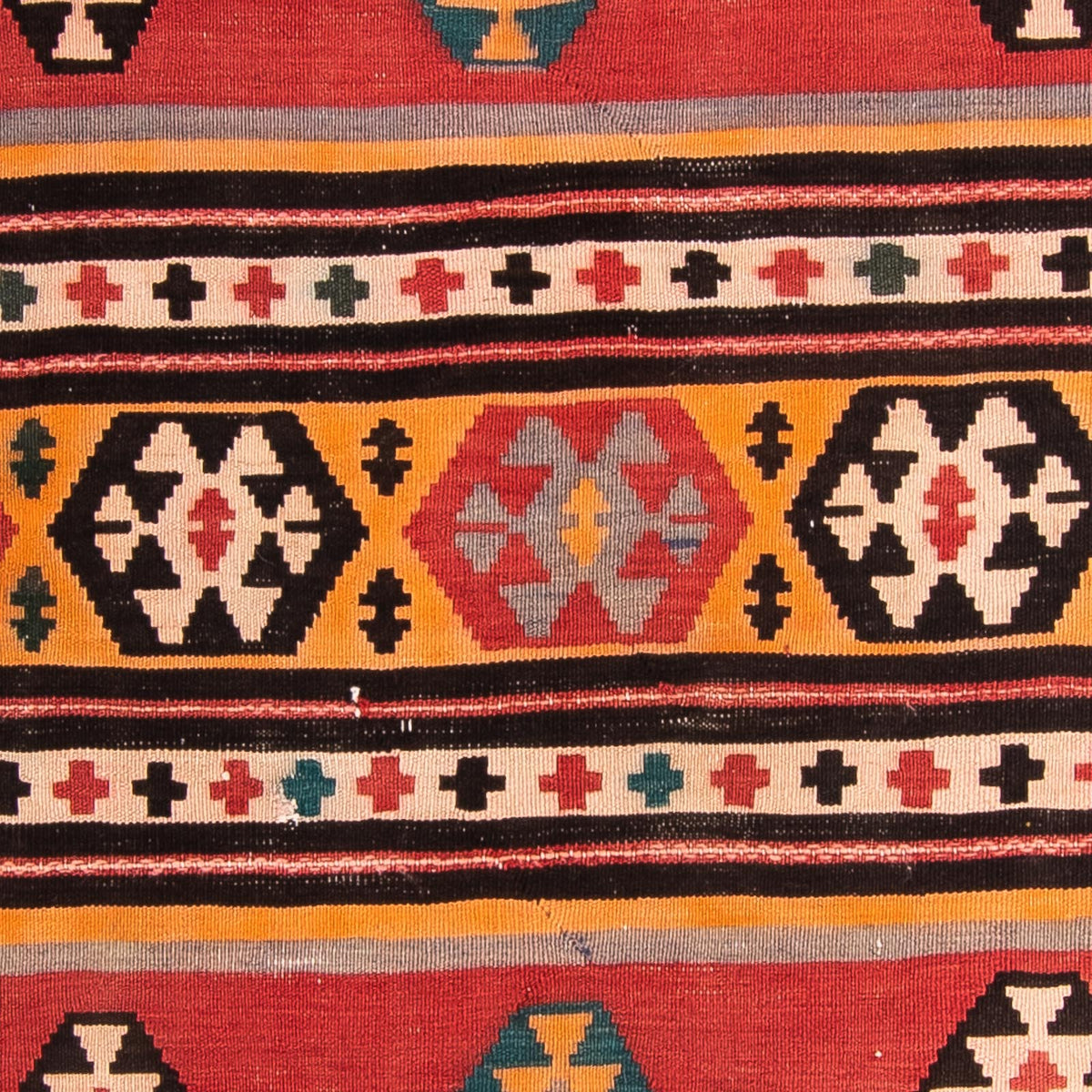 Alfombra de pasillo Alfombra Kelim - Antigua - 295 x 160 cm - multicolor