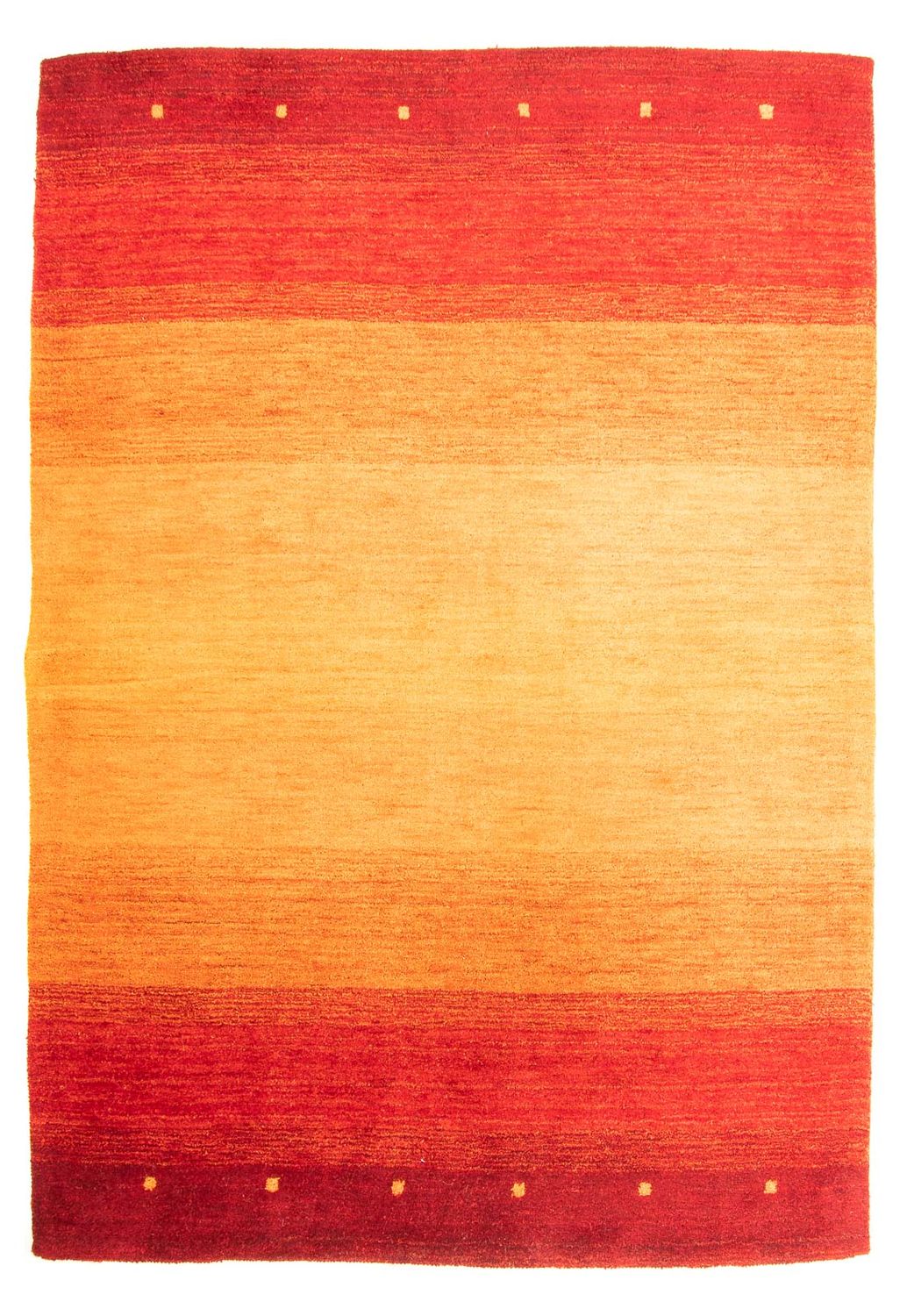 Alfombra de lana - 233 x 160 cm - naranja