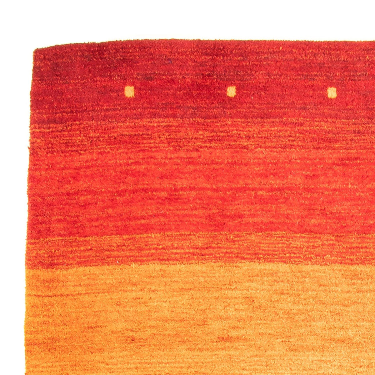 Alfombra de lana - 233 x 160 cm - naranja