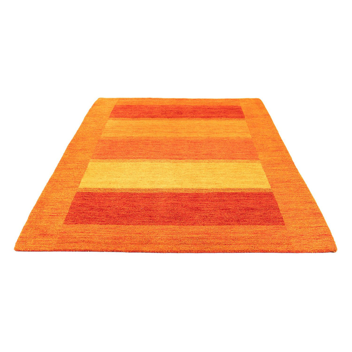 Alfombra de lana - 225 x 162 cm - naranja