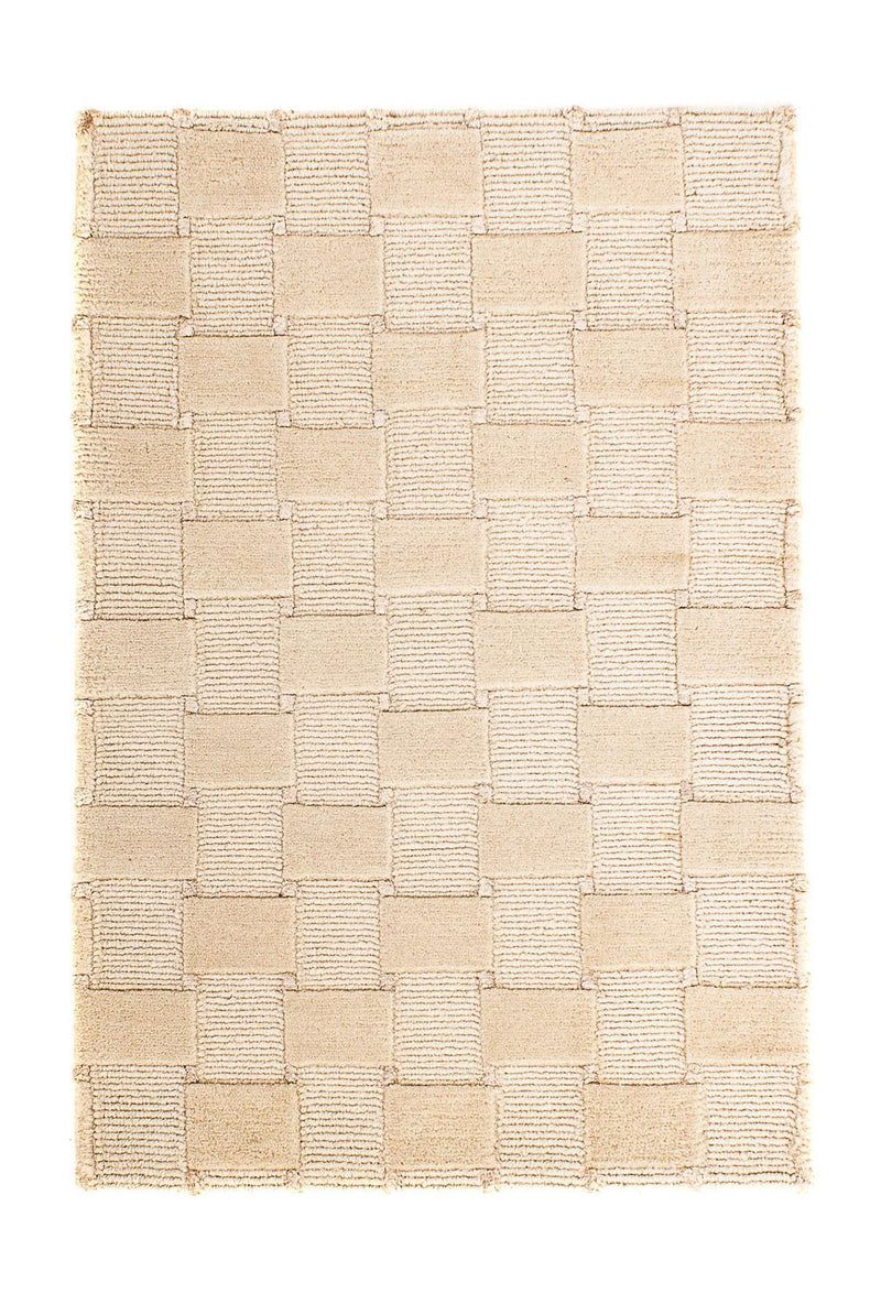 Alfombra de Nepal - 90 x 60 cm - beige
