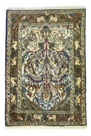 Alfombra persa - Clásica - 117 x 82 cm - beige