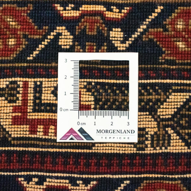 Alfombra afgana - 196 x 122 cm - azul