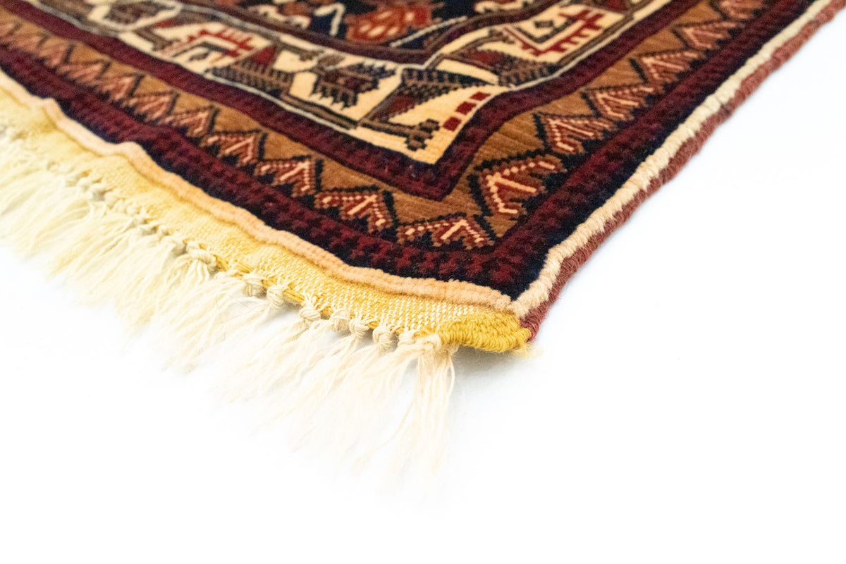 Alfombra afgana - 196 x 122 cm - azul