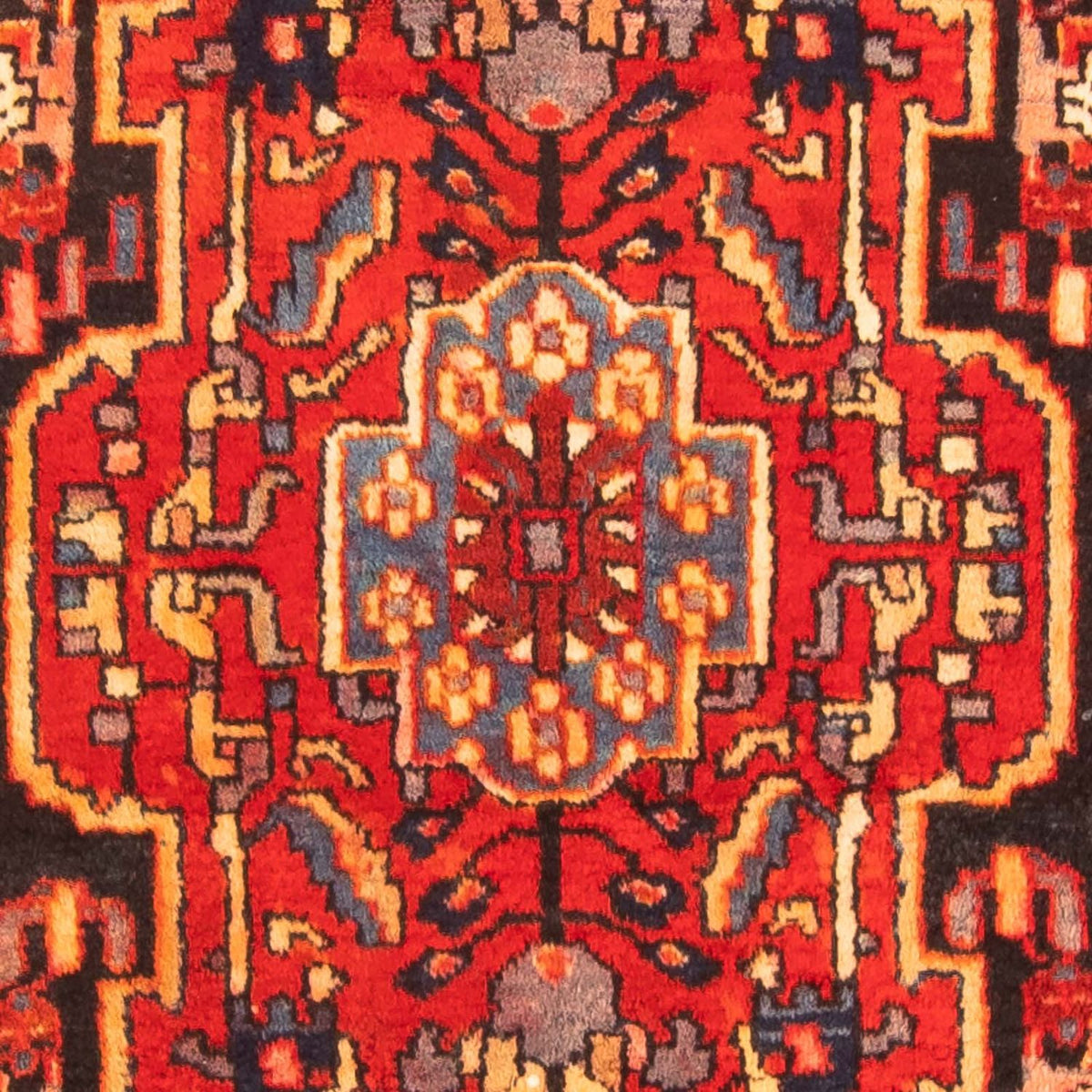 Alfombra de pasillo Alfombra persa - Nómada - 290 x 145 cm - rojo oscuro