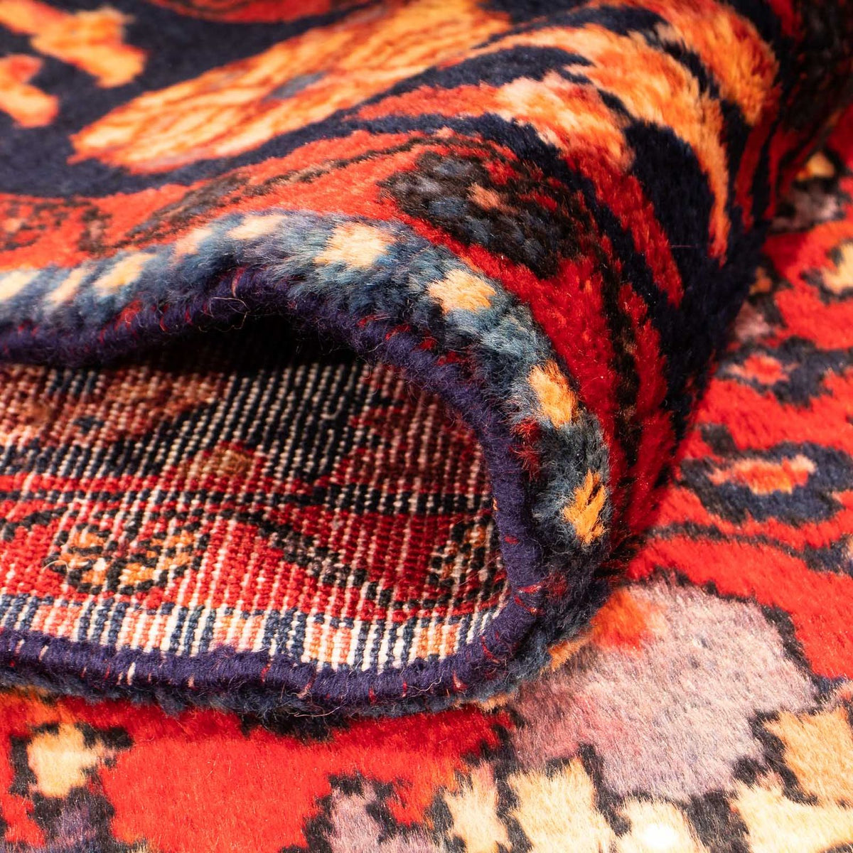 Alfombra de pasillo Alfombra persa - Nómada - 290 x 145 cm - rojo oscuro