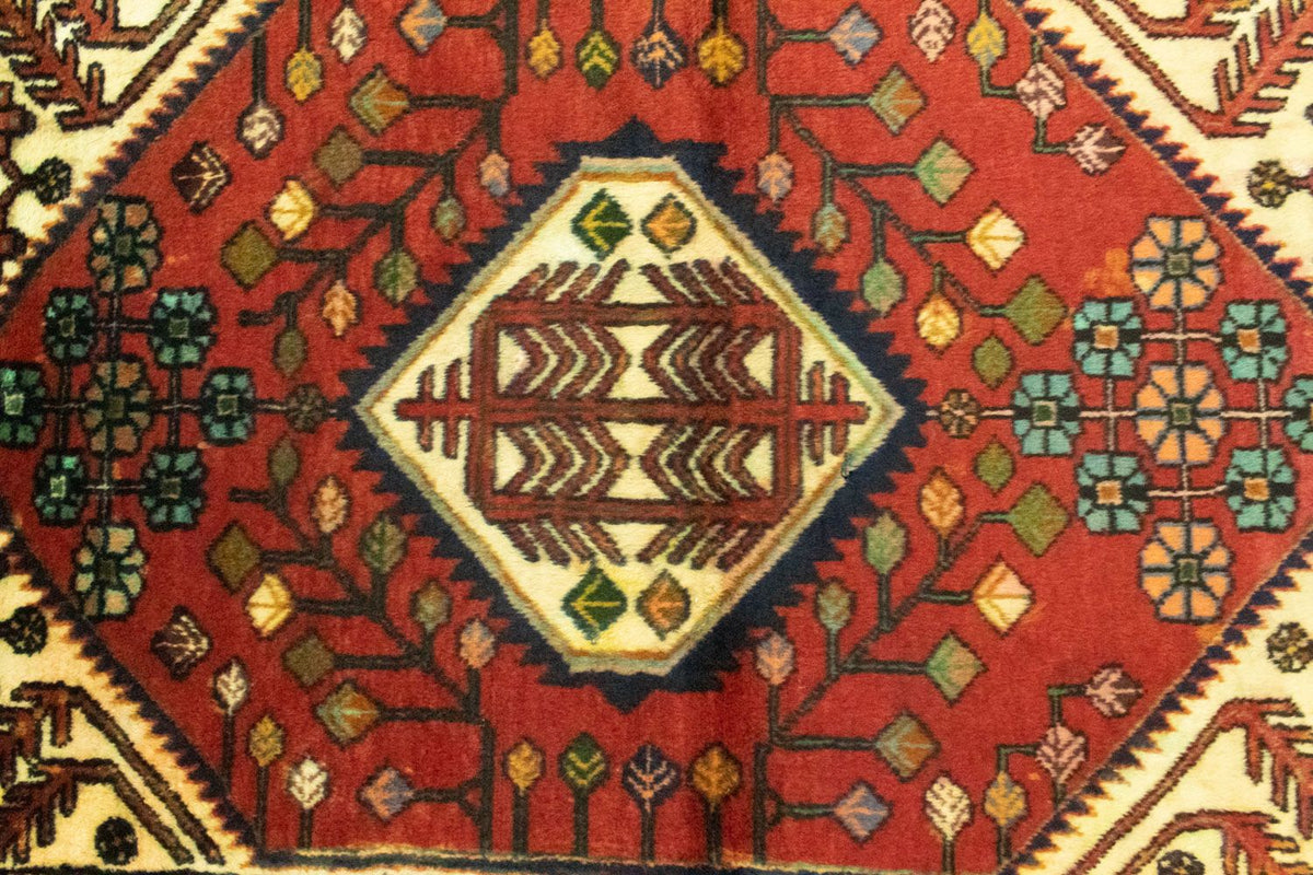 Alfombra persa - Nómada - 143 x 106 cm - naranja