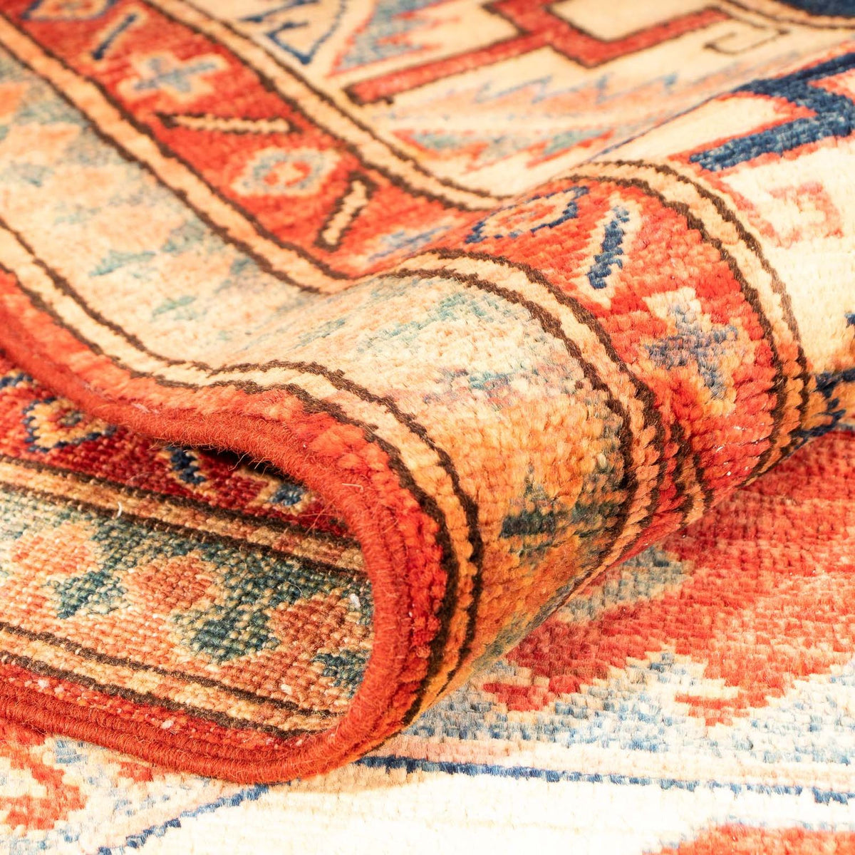 Alfombra Ziegler - Kazak - 265 x 190 cm - rojo claro