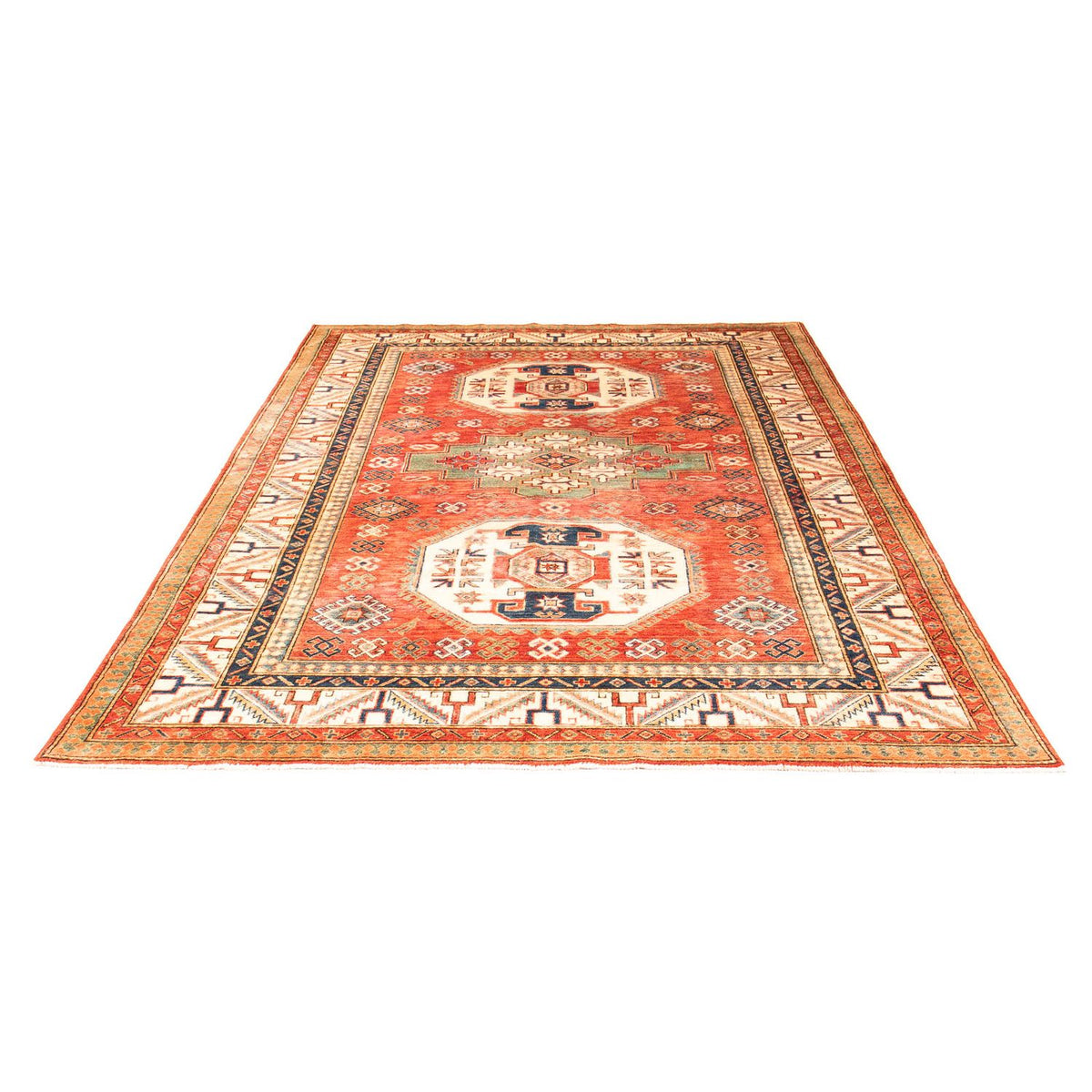 Alfombra Ziegler - Kazak - 265 x 190 cm - rojo claro