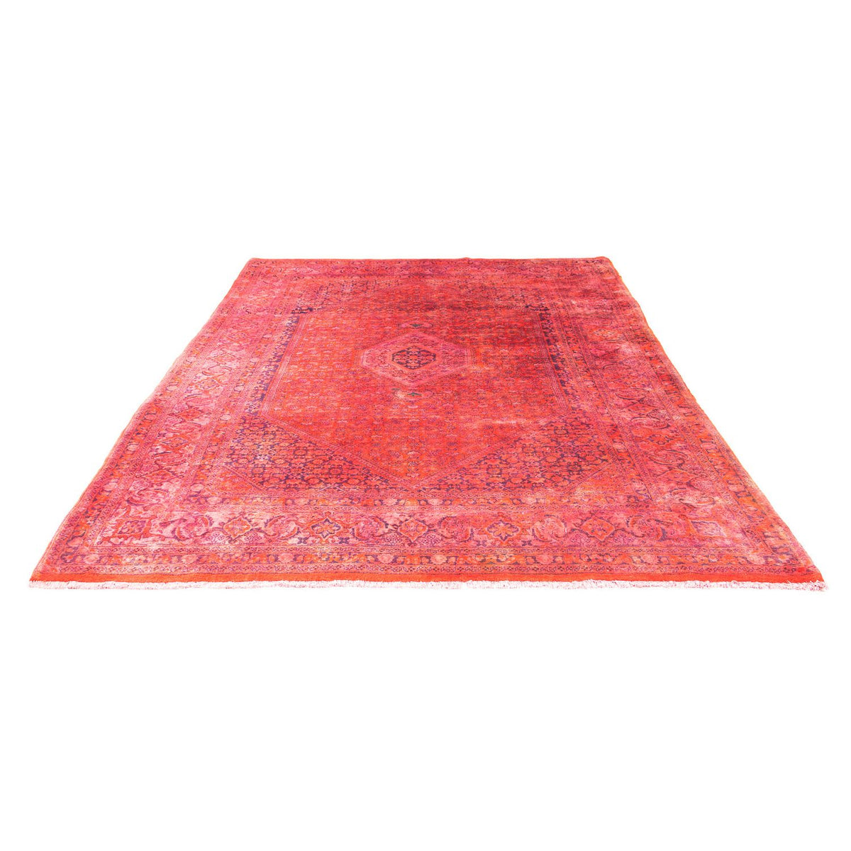 Alfombra persa - Bidjar - 280 x 205 cm - rojo claro
