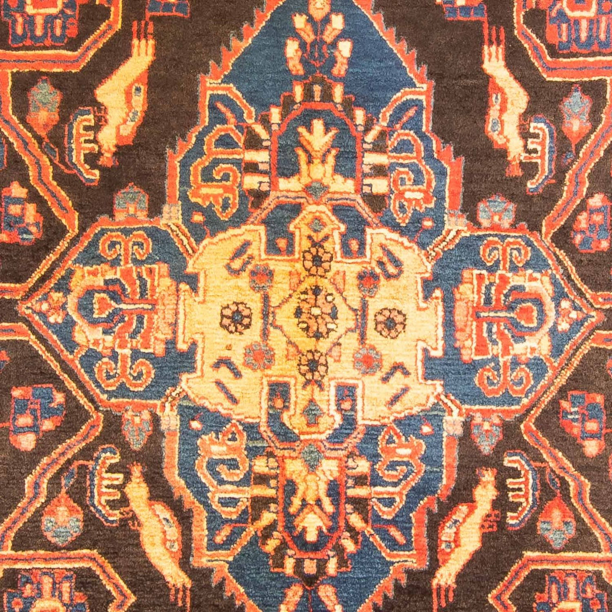 Alfombra persa - Nómada - 293 x 150 cm - multicolor