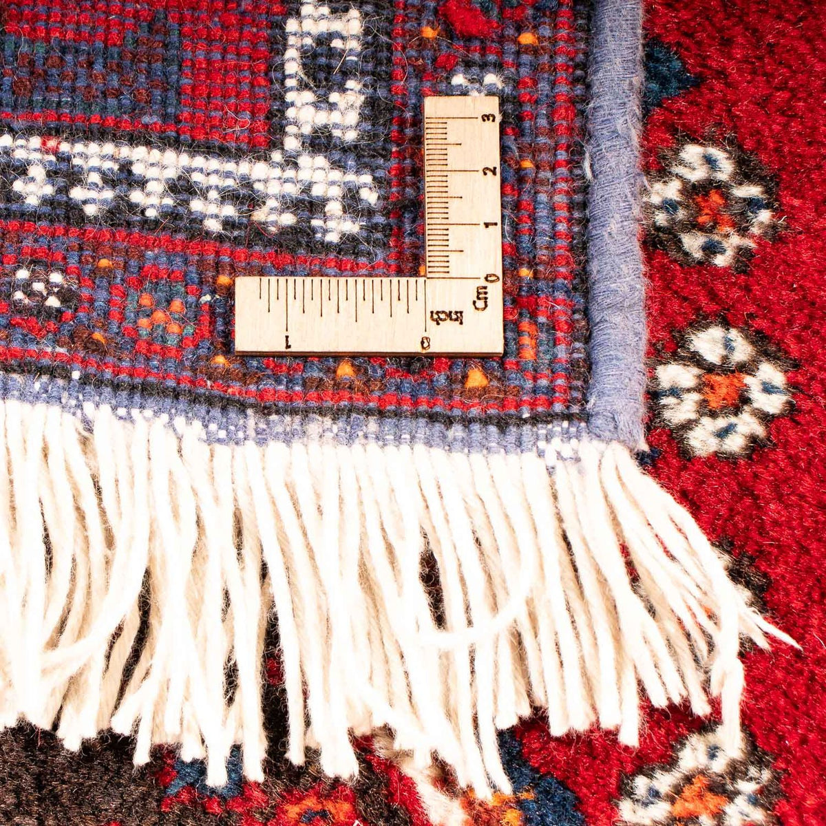 Alfombra persa - Nómada - 205 x 164 cm - rojo