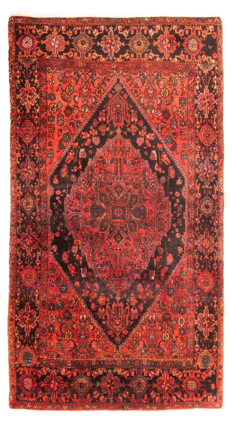 Alfombra de pasillo Alfombra persa - Nómada - 238 x 127 cm - rojo oscuro