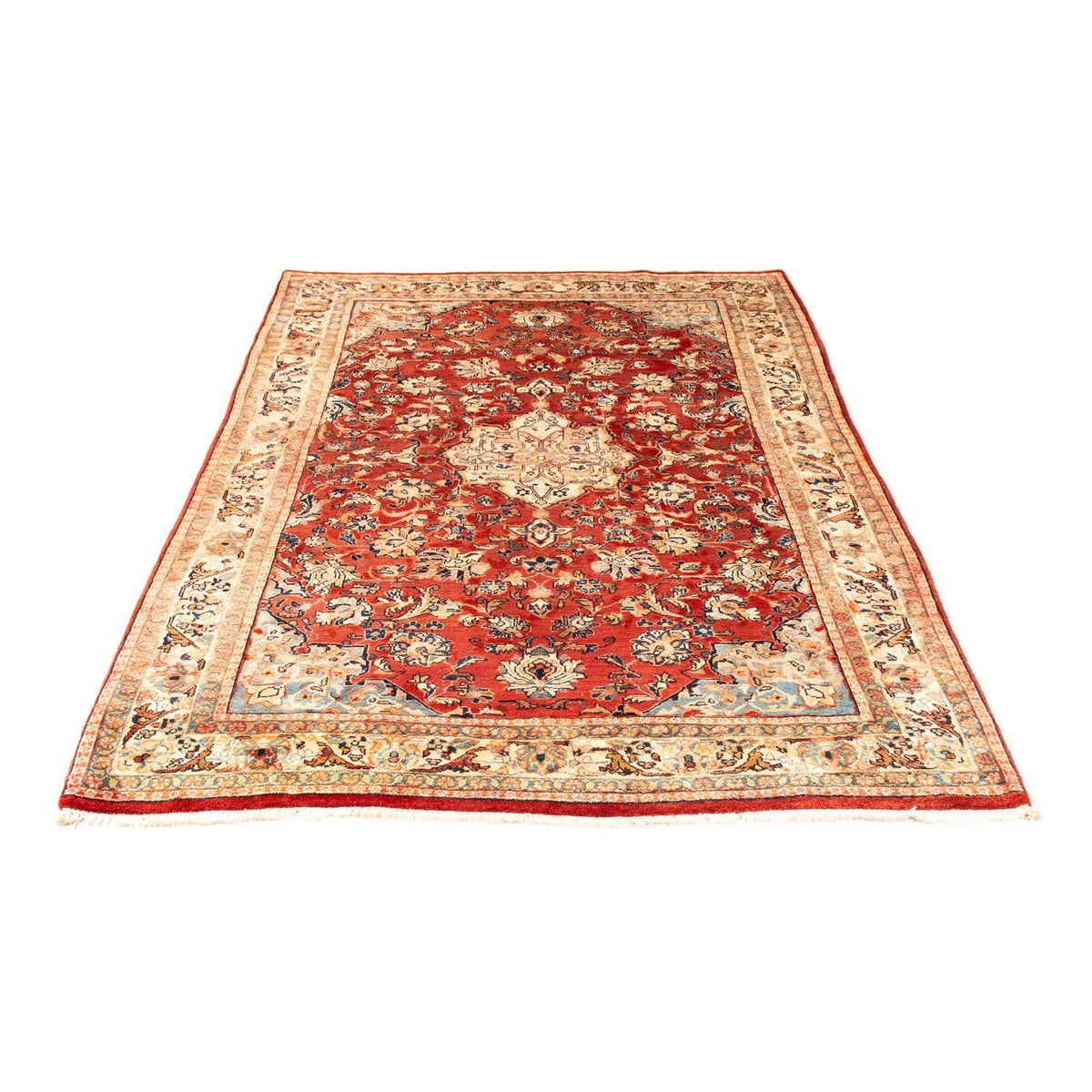 Alfombra persa - Clásica - 200 x 139 cm - rojo oscuro