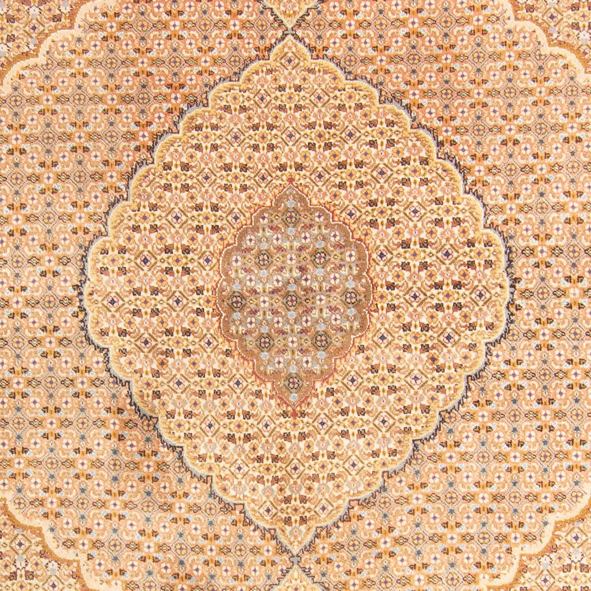 Alfombra Persa - Tabriz - Real - 203 x 158 cm - beige