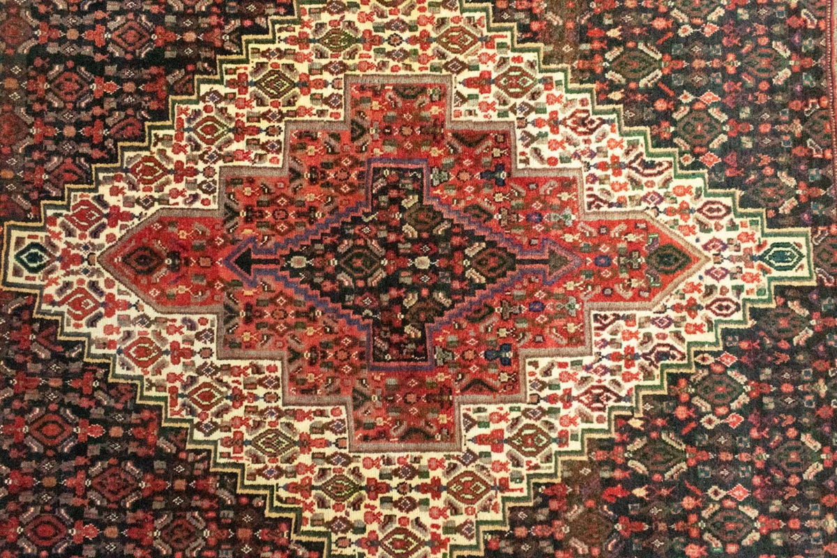 Alfombra persa - Clásica - 155 x 126 cm - azul