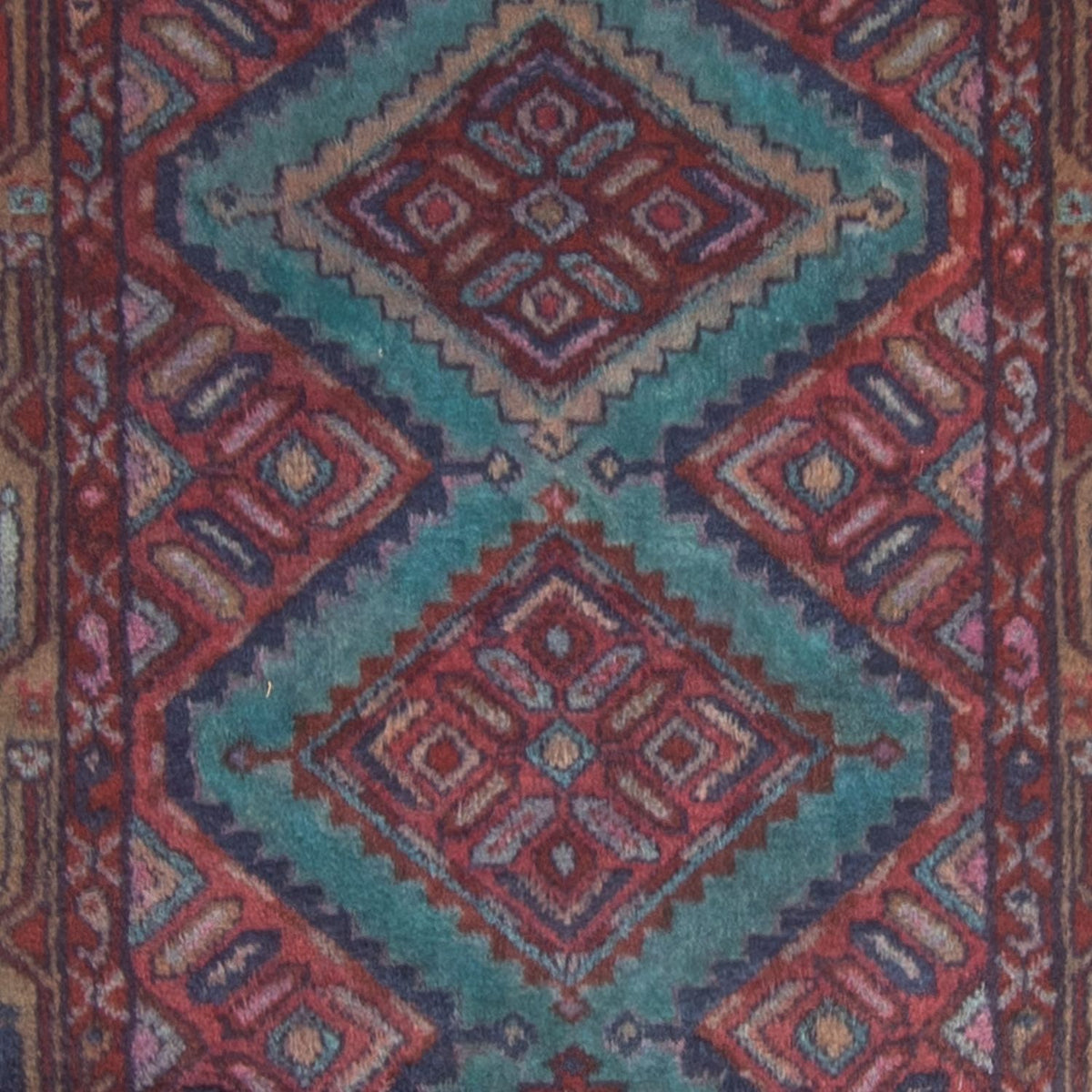 Alfombra de pasillo Alfombra persa - Nómada - 281 x 89 cm - azul