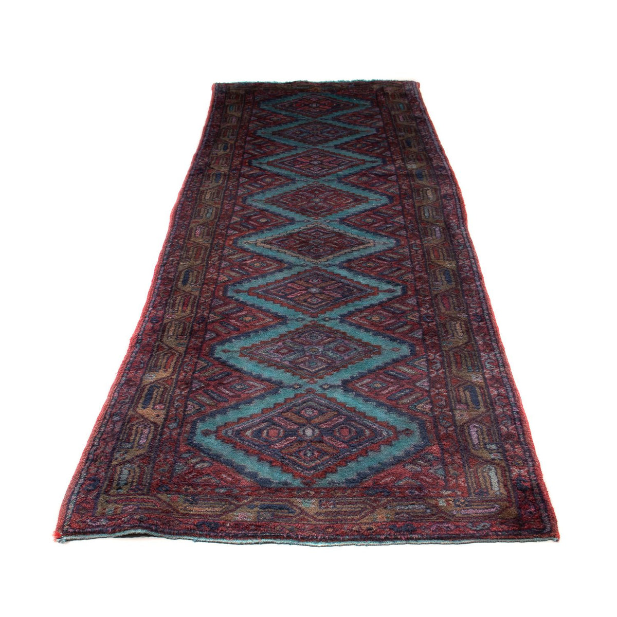 Alfombra de pasillo Alfombra persa - Nómada - 281 x 89 cm - azul
