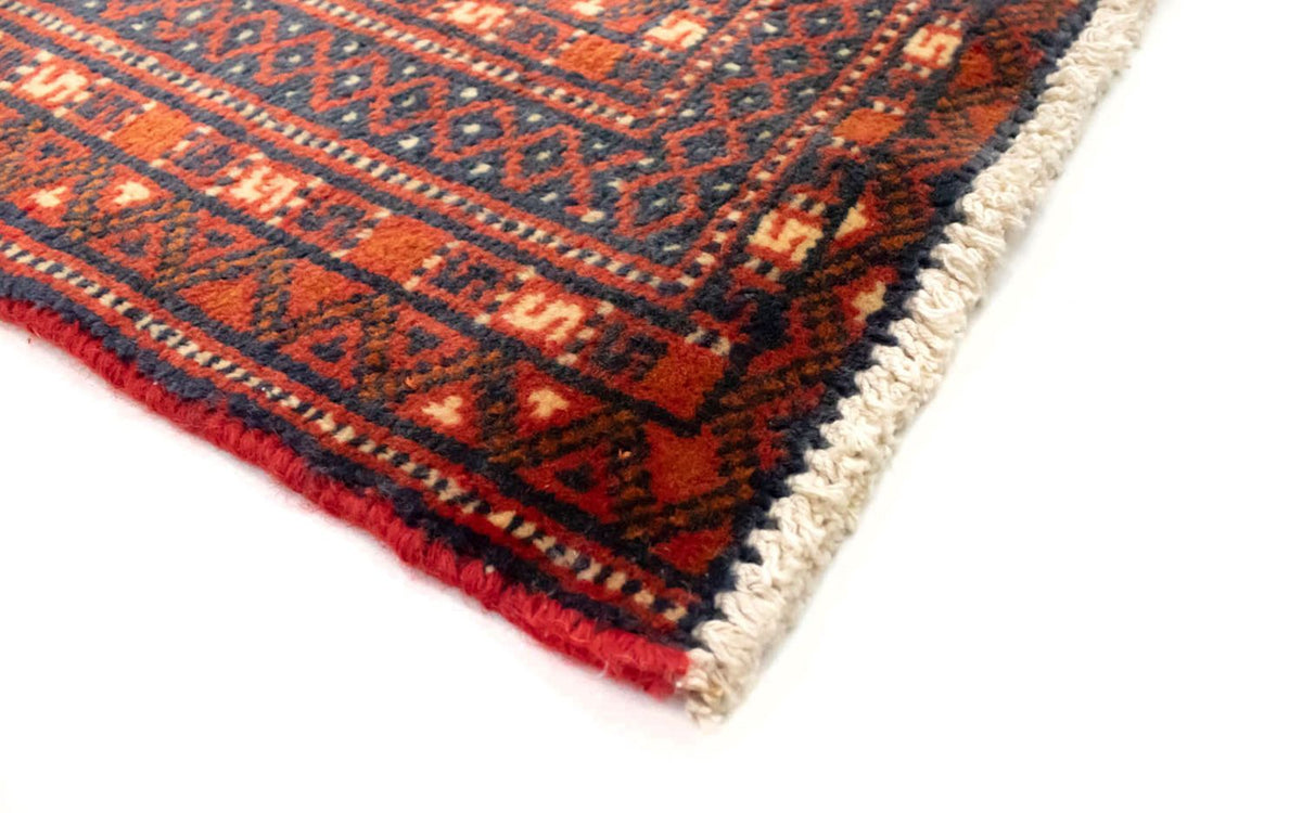Alfombra de pasillo Alfombra Turkaman - 100 x 50 cm - rojo