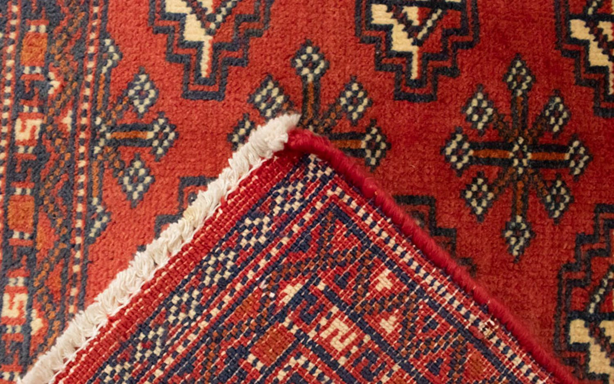 Alfombra de pasillo Alfombra Turkaman - 100 x 50 cm - rojo