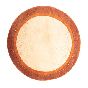 Alfombra Gabbeh - Indus redondo  - 200 x 200 cm - beige