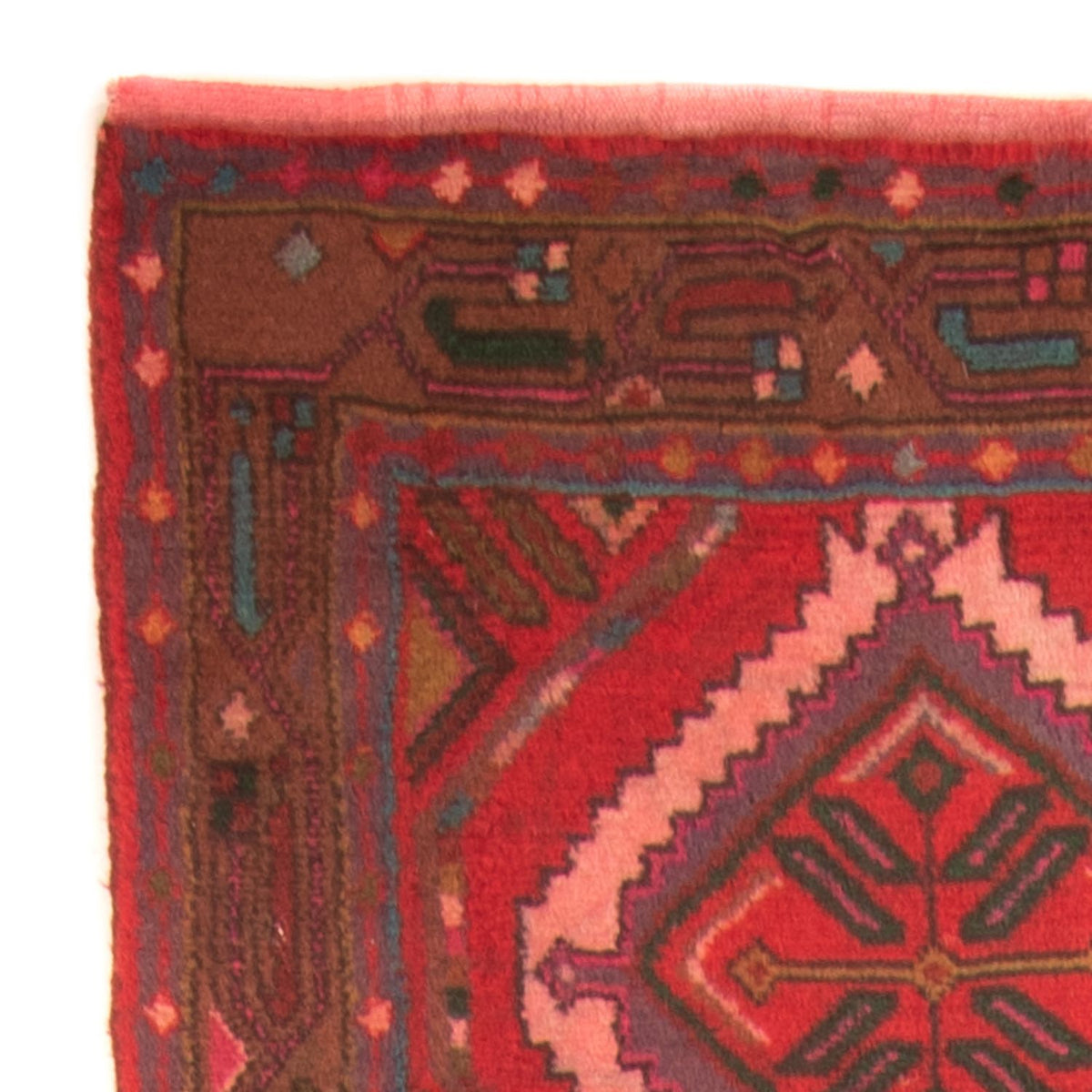 Alfombra de pasillo Alfombra persa - Nómada - 282 x 80 cm - rojo
