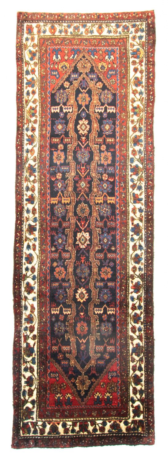 Alfombra de pasillo Alfombra persa - Nómada - 308 x 98 cm - naranja
