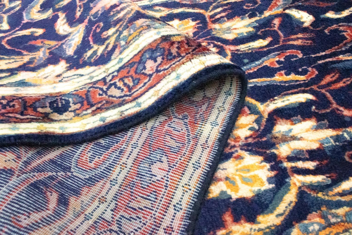 Alfombra de pasillo Alfombra persa - Clásica - 402 x 72 cm - azul oscuro